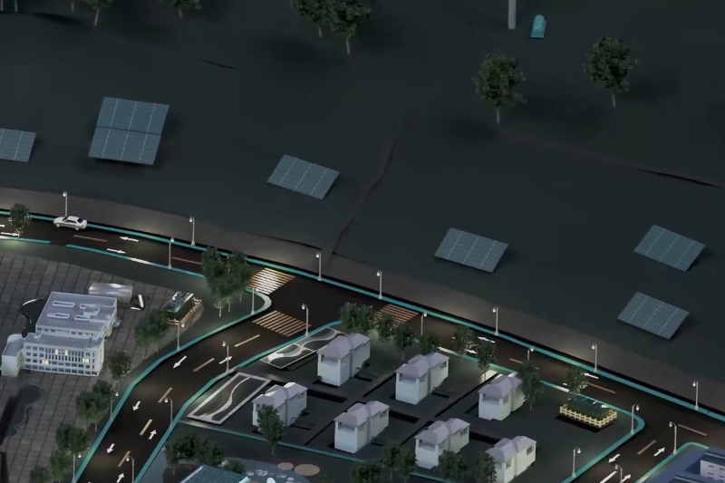 High voltage grid connection for photovoltaic power solutions